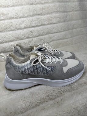 Christian Dior B25 Runner Sneakers, Gray Suede & Mesh, Men’s EU 47 /US 14